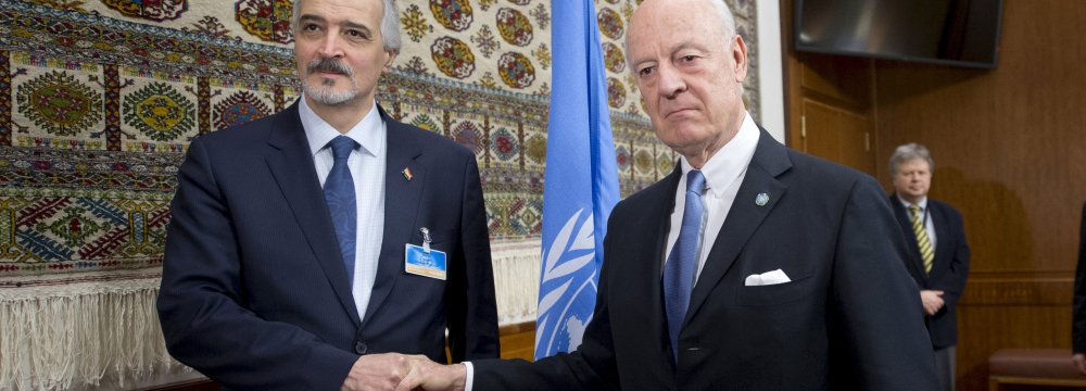 Syrian Gov’t Delegation to Arrive in Geneva for Peace Talks