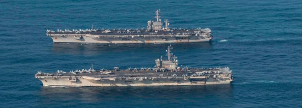 North Korea: US Aircraft Carriers Creating Worst Ever Situation