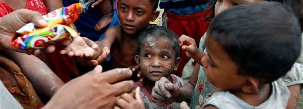 Quarter of Rohingya Refugee Children Acutely Malnourished