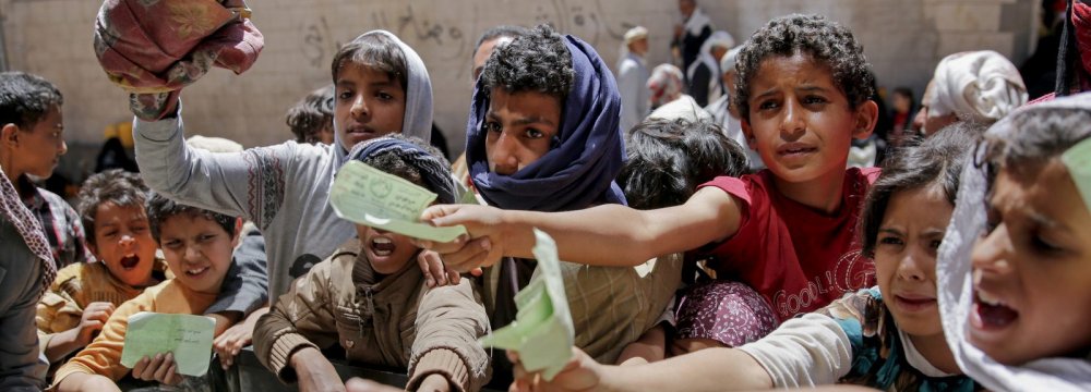 UN: Eight Million Yemenis a Step Away From Famine