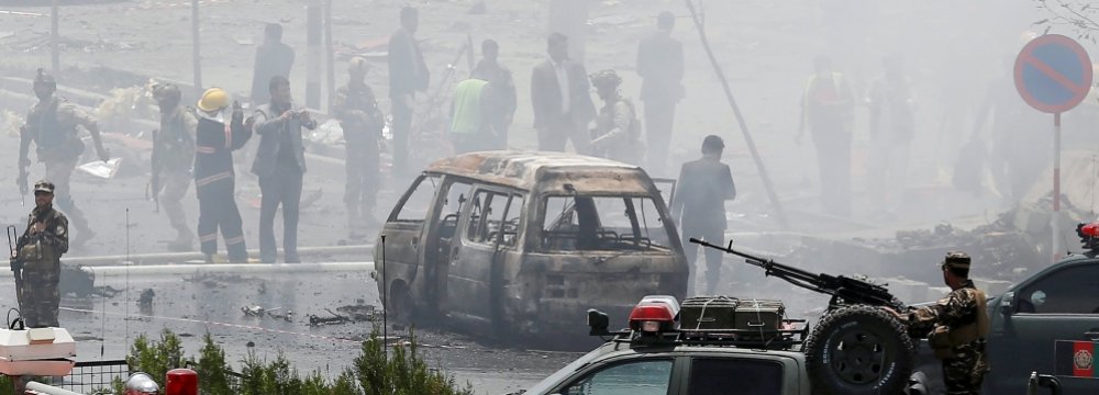 2 Police,  7 Militants Killed  in Afghan Attacks