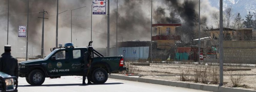 Taliban Suicide Bomber Kills 7  in Helmand