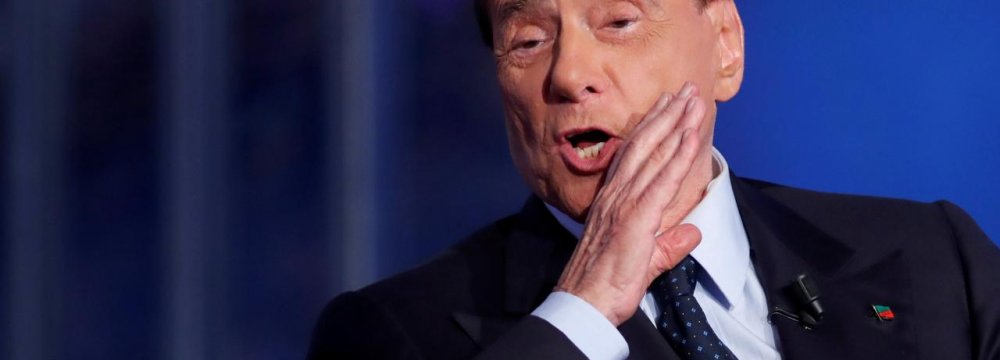 Berlusconi: Italy Cannot Leave Euro, Coalition Ally Disagrees