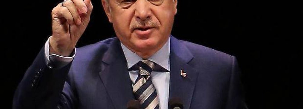 Erdogan: Turkey Tired of EU Membership Process