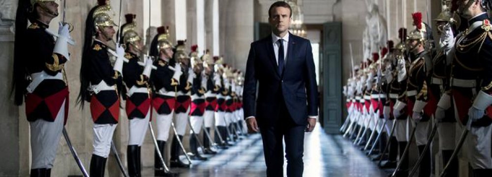 The French opinion research institute  Ifop shows that only 36% of voters are satisfied with Emmanuel Macron.