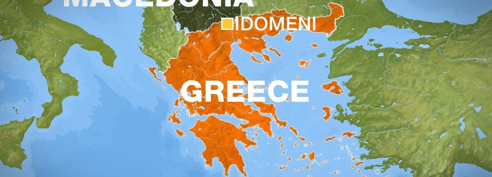 Name Row  in Greece, Macedonia Edging to Solution