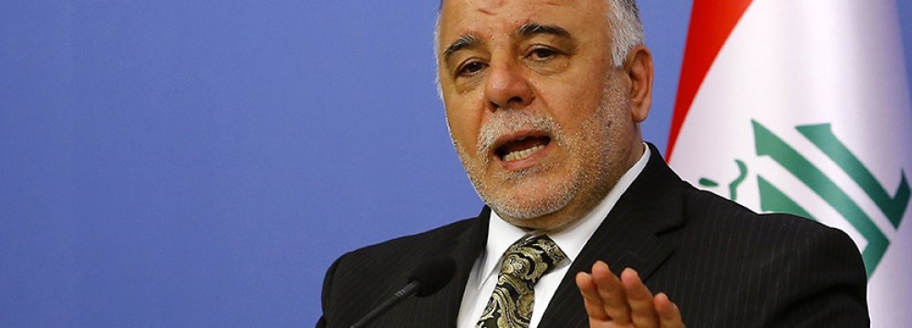 Iraq PM Says Mobilization Forces Will Remain