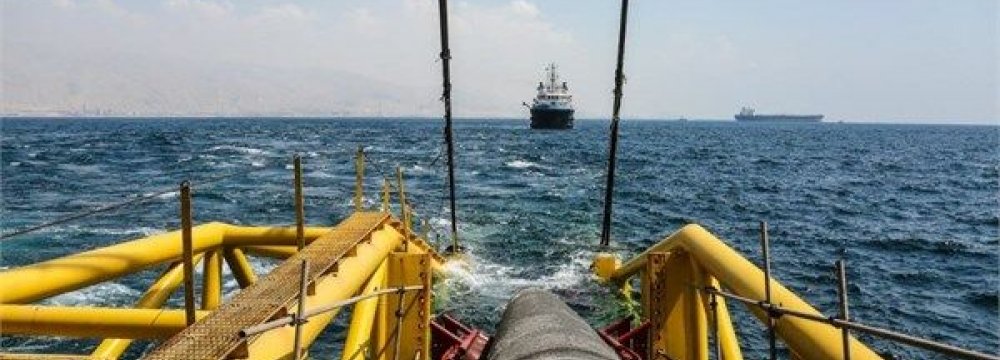 Offshore Pipe-Laying Work Begins for Iran's Jask Oil Terminal 