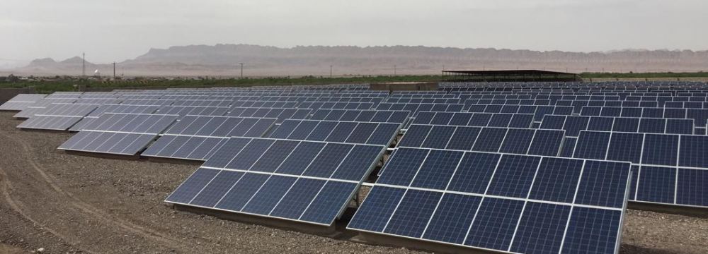 Private Sector Expanding Solar Photovoltaic Capacity in Kerman