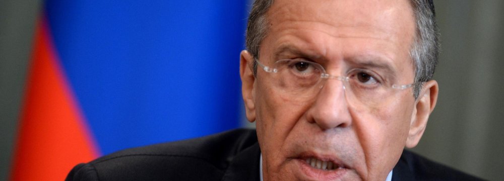 Lavrov Says Rebels Blocking Aid, Evacuations in Syria’s Ghouta