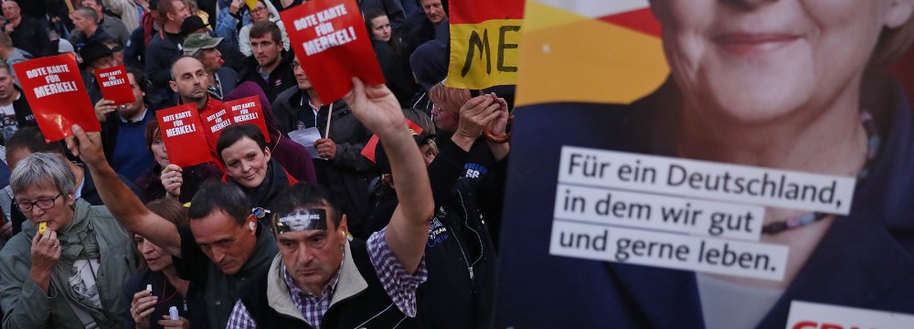 Merkel: Anti-Immigration ‘Rowdies’ Disrupting Election