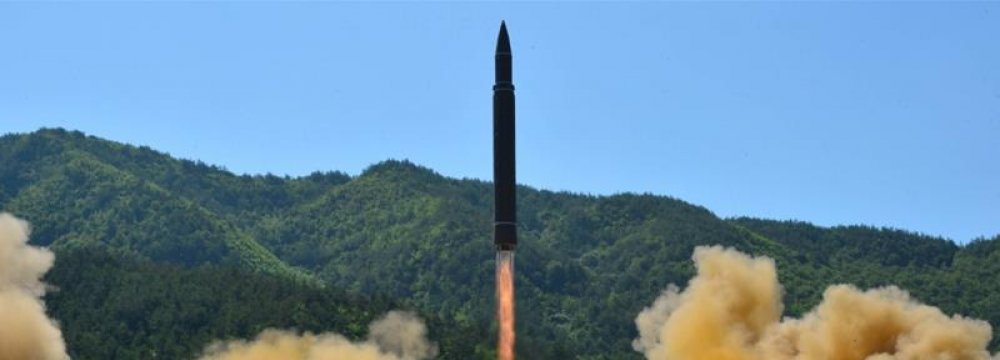 The US and UN have said the Hwasong-14 launched  on Tuesday was of intercontinental range.