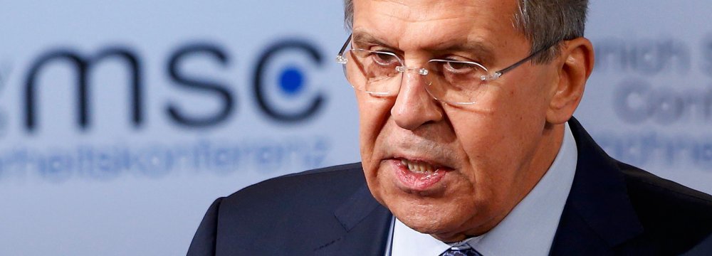 Lavrov Accuses US of ‘Daylight Robbery’
