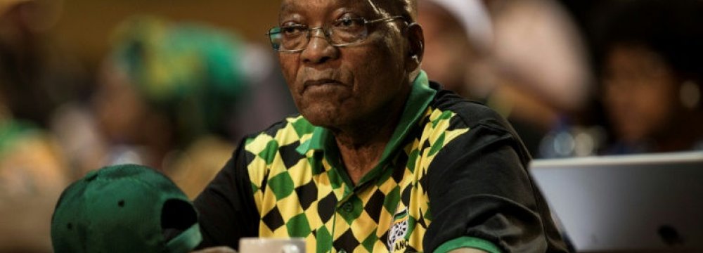 South Africa’s ANC Divided on Zuma’s Fate