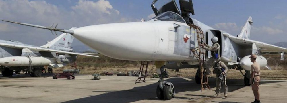 Russian air power has been instrumental in recent Syrian military successes. 
