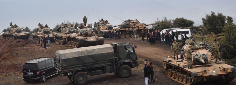 Turkey-Backed Forces Capture Strategic Hill Overlooking Afrin