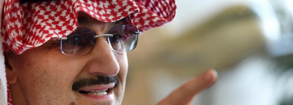 Jailed Saudi Tycoon Prince Talal Offers to Pay Up for Freedom