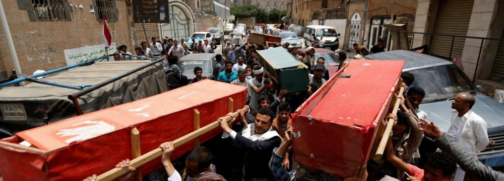 Draft UN Blacklist Names Saudi  Coalition for Killing Yemeni Children