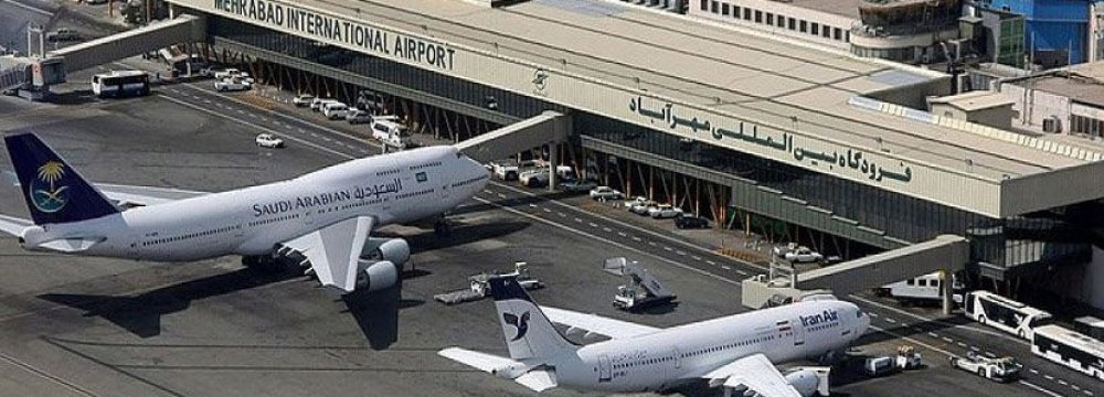 Tehran’s Mehrabad International Airport is the busiest Iranian airport.