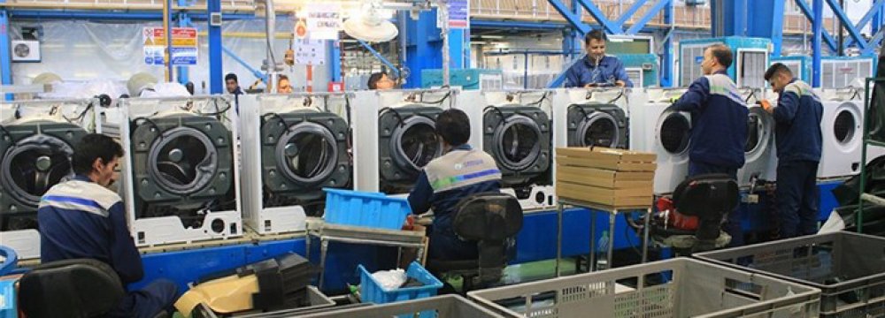 Iran’s home appliances industry has a turnover of $8 billion.