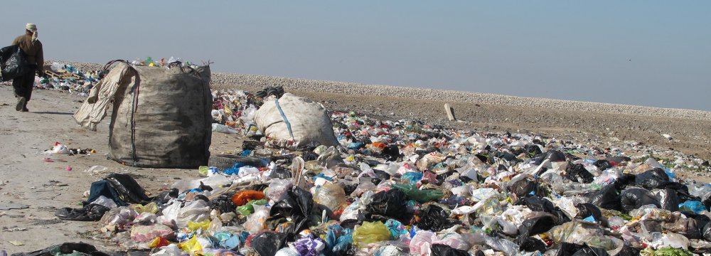 Twenty-three million tons of garbage are annually produced in Iran and per capita production of municipal solid waste stands at 292 kilograms.