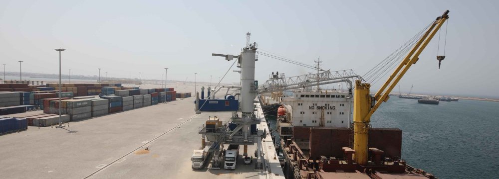 Iran Pitches for Faster Cooperation in Chabahar Port Project