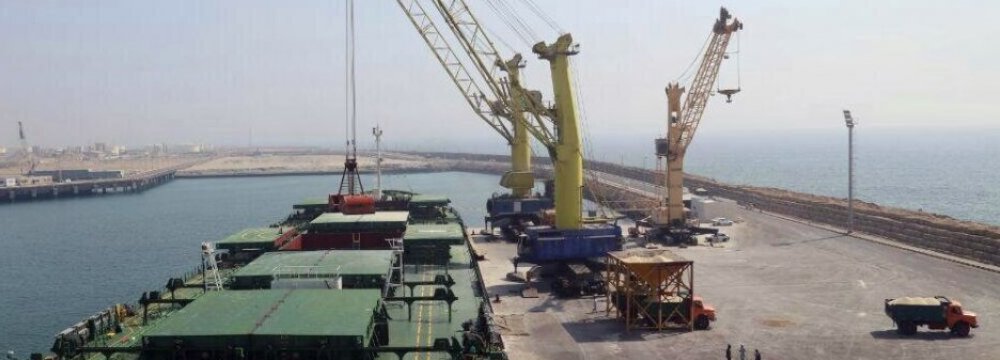 India Pitches Inclusion of Chabahar Port in Key Int’l Corridor