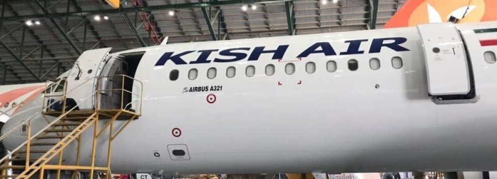 Airbus A321 Rejoins Kish Air Fleet