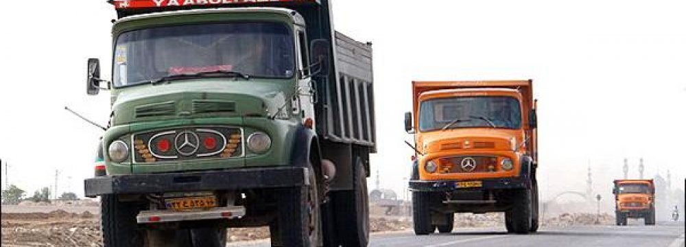 Road haulage accounts for 90% of Iran’s goods transportation.
