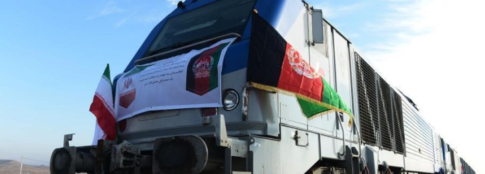 First Freight Train From Iran Arrives in Afghanistan’s Herat