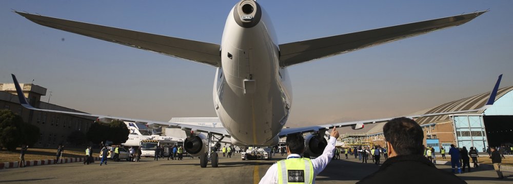 New Airbus on 1st Domestic Flight