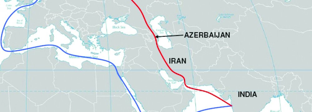 Iran and Azerbaijan are working to connect their rail networks to activate the International North-South Transport Corridor. 