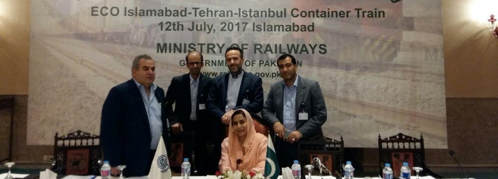 Rail Cargo Route With Pakistan, Turkey Planned