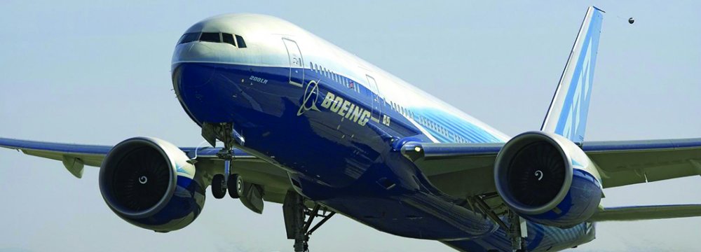 Boeing plans to start delivering its large 777 jets in 2018.