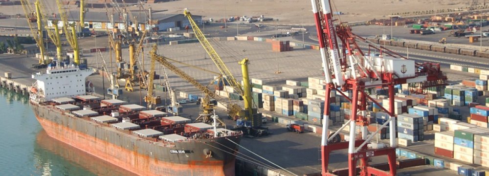 Iranian Ports Throughput 