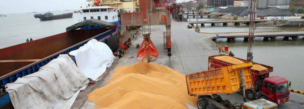 Decline in Livestock Feed Raw Material Imports 