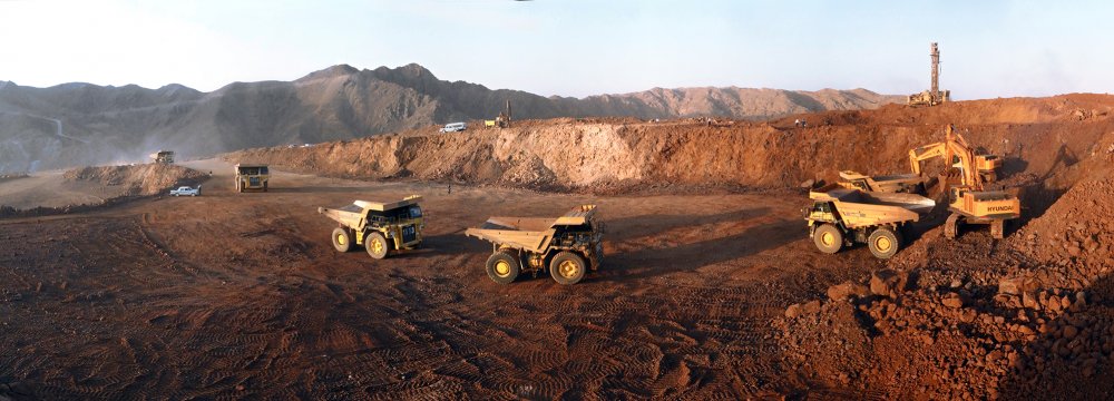 There are 156 iron ore mines in Iran.
