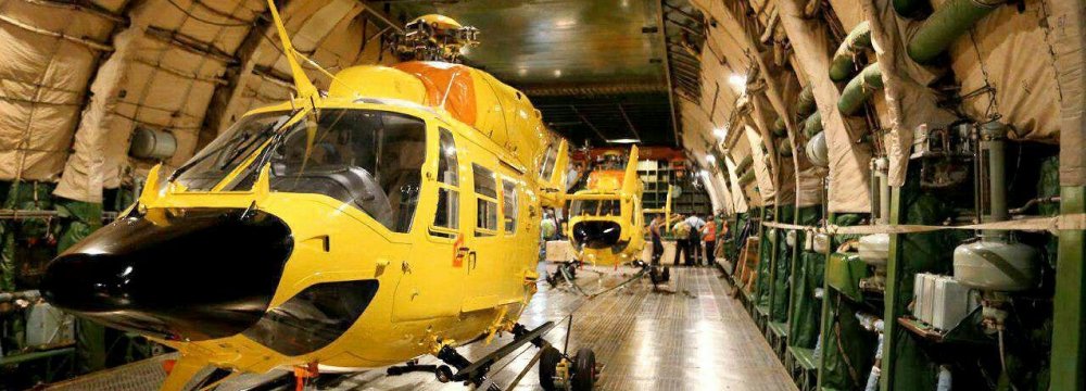 The Health Ministry says new European choppers are expected to join the fleet in the near future.