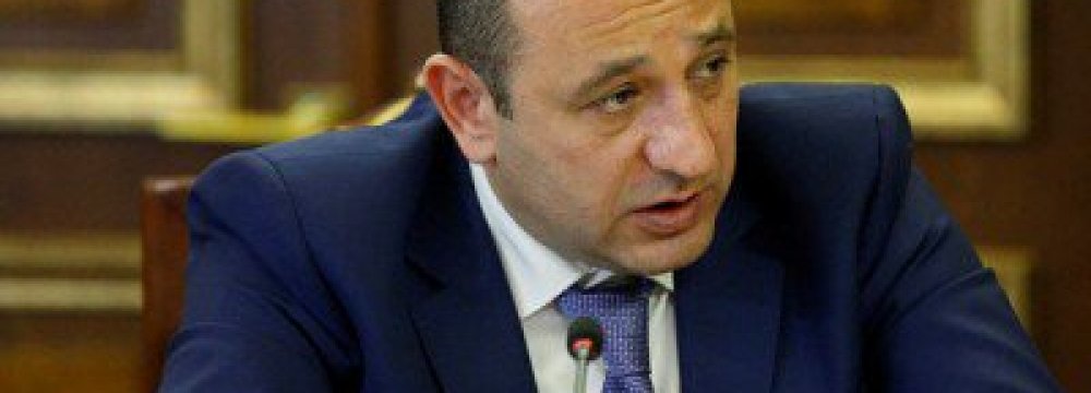 Armenia’s Economy Minister in Iran