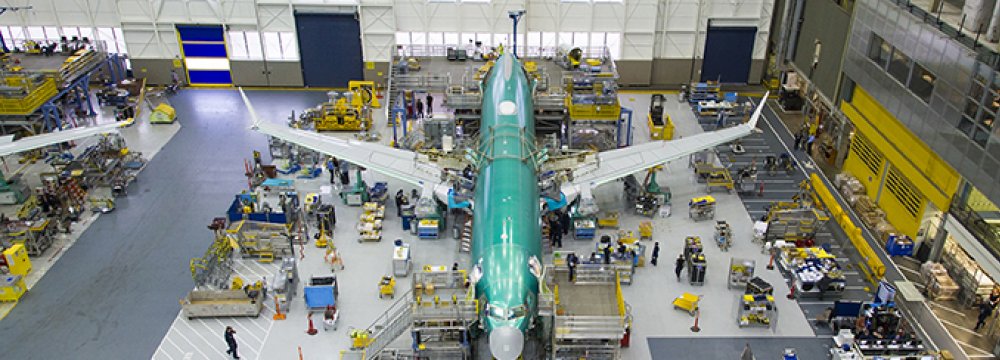 Boeing says the Iran Air deal supports some 100,000 jobs, directly at Boeing and through  its supply chain.