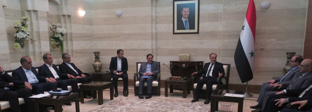 Tehran, Damascus Discuss Syrian Reconstruction