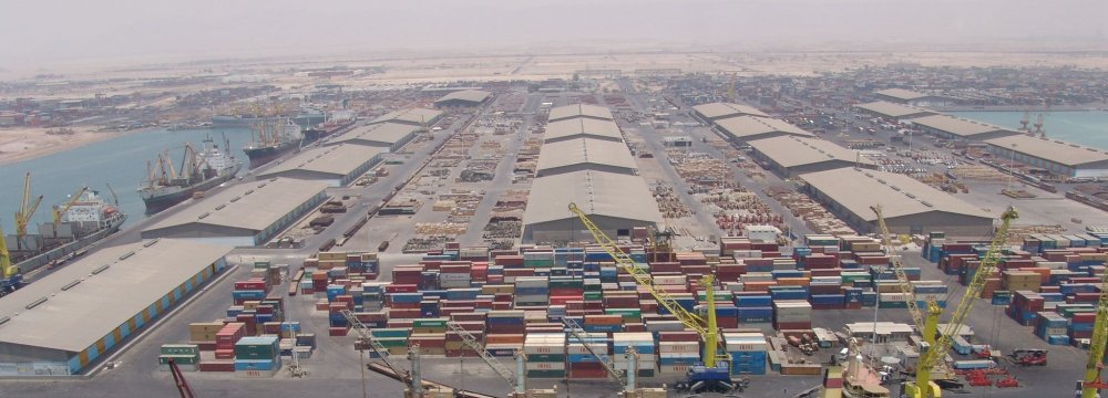 65% Growth in Shahid Bahonar Port Transit
