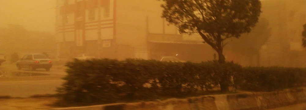 Funds for Restoring Power in Khuzestan After Giant Dust Storms
