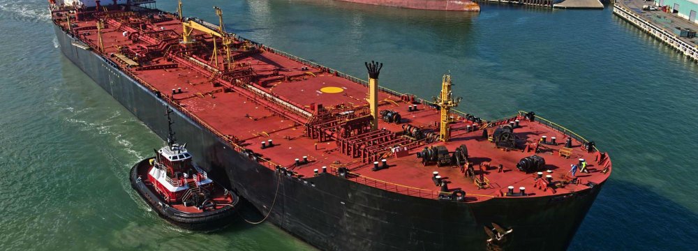 Iranian crude exports had fallen to about 1 million bpd under sanctions.