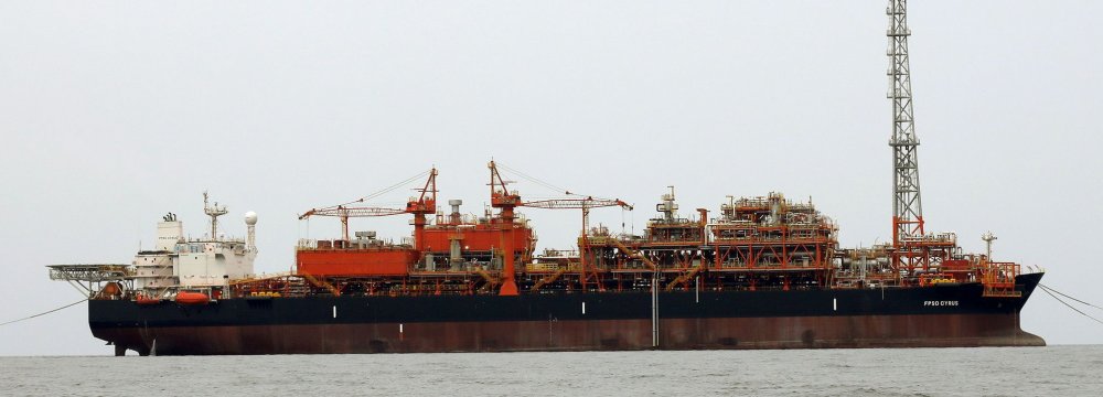 A FPSO is a ship-shaped vessel, with processing equipment on the deck as well as hydrocarbon storage units. 