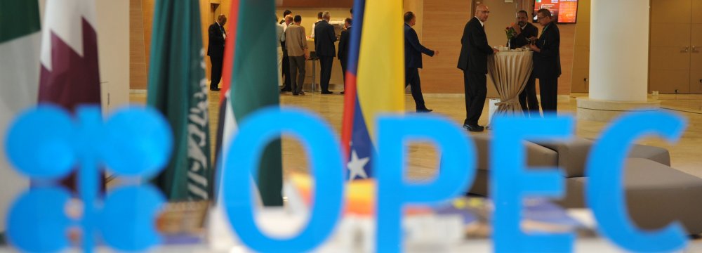 OPEC Output Falls From Record High