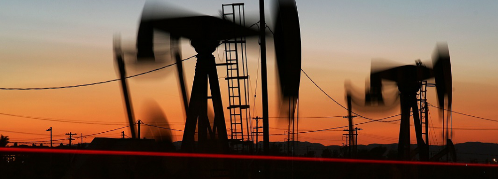US oil touched $59.05 a barrel on Friday.