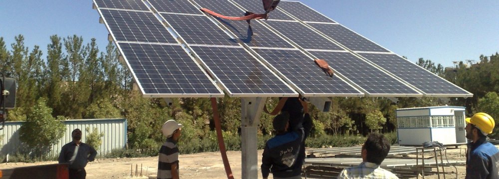 Qeshm Solar Power Venture Underway 