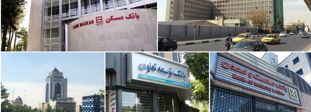 The total volume of six state-run specialized banks’ debts to the Central Bank Iran by the end of the last Iranian year (March 20, 2017)  reached 494.4 trillion rials ($13.2 billion). 