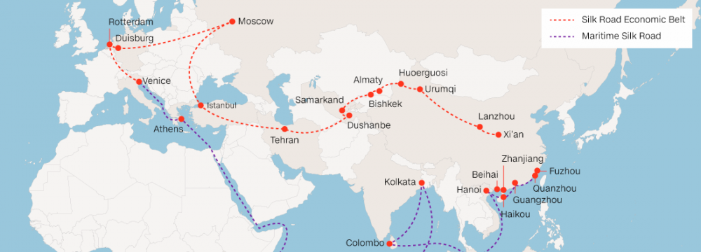 Iran’s position in Xi Jinping’s innovative plan to revive the New Silk Road is spectacular and ideal, therefore we intend to play an effective role in its implementation